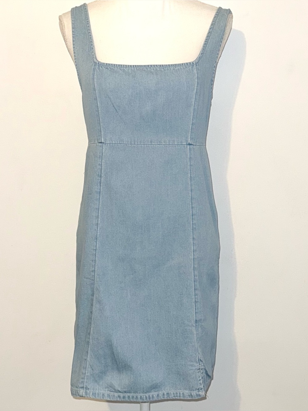 American Eagle Light Wash Denim Mini Dress Size Medium